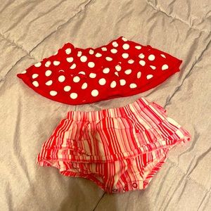 TWO PACK BABY SKIRTS